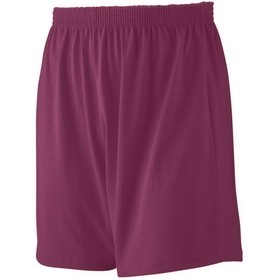 Knit Gym Short-Maroon