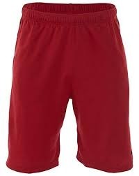 Knit Gym Short-Red