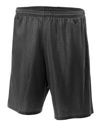 Mesh Gym Short-Black