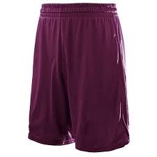 Mesh Gym Short-Maroon