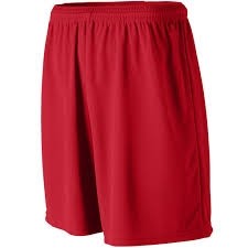 Mesh Gym Short-Red