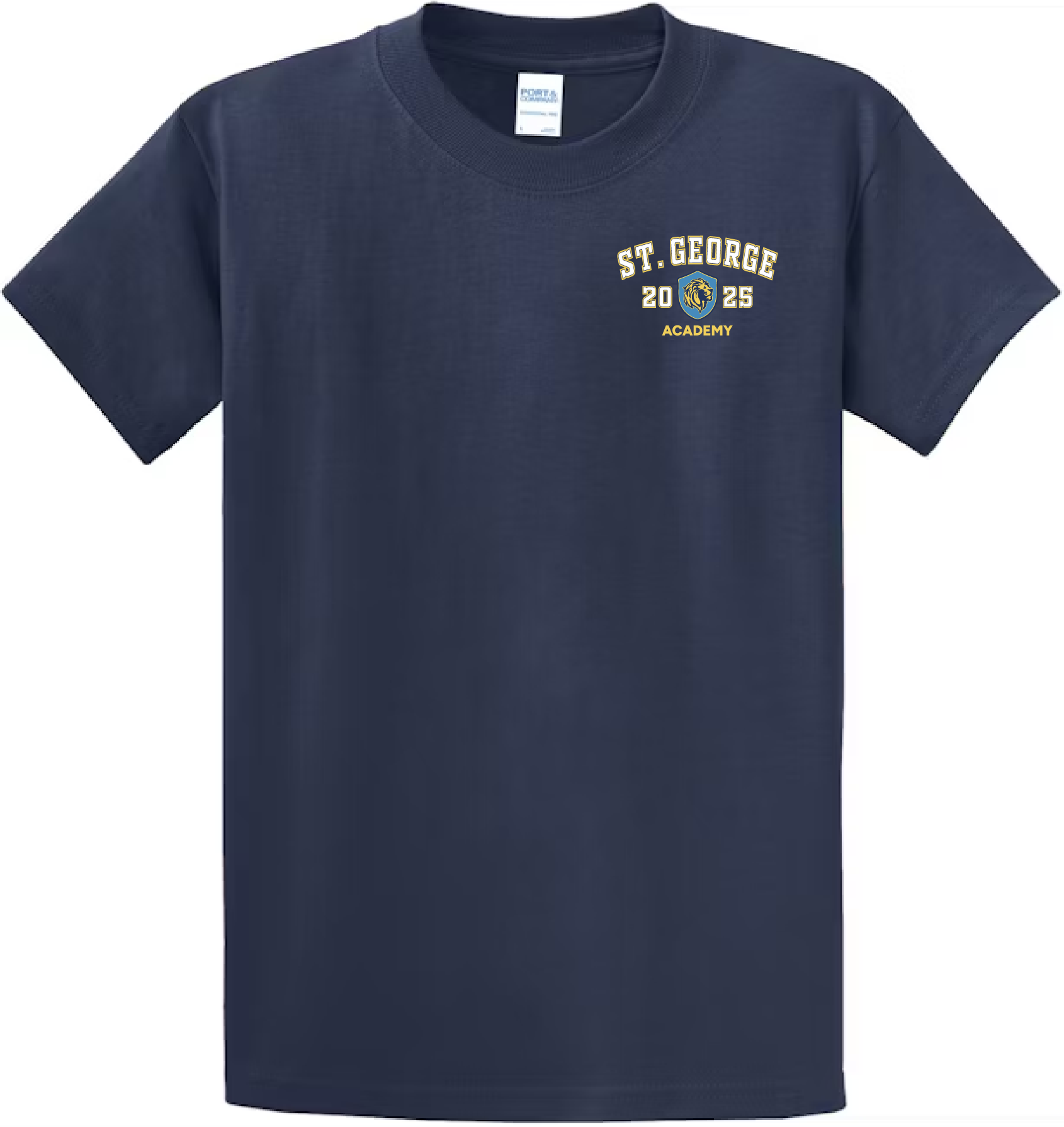 ST. GEORGE OPTIONAL T-SHIRT (GRADES 6-12)-Navy