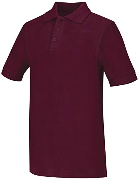 Smooth/Jersey Polo - Short Sleeve-Burgundy