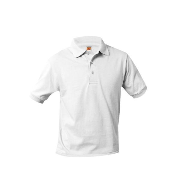 Smooth/Jersey Polo - Short Sleeve-White
