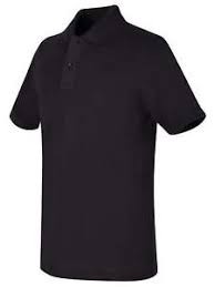 Pique Polo - Banded Sleeve - Short Sleeve-Black