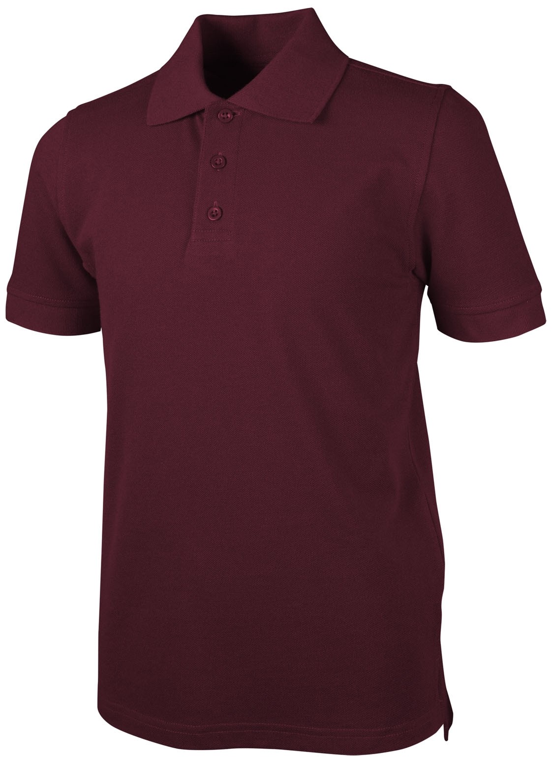Best Value Knit Polo Shirt- Short Sleeve-Maroon