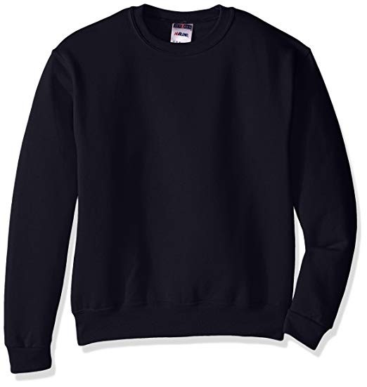 Crew Neck Sweatshirt-Black