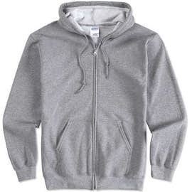 Zip Hooded Sweatshirt-Grey