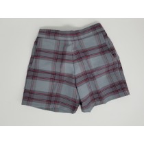 Girls Plaid Shorts- Uncuffed