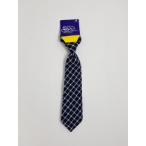 Boys Clip-On Tie-Plaid 8
