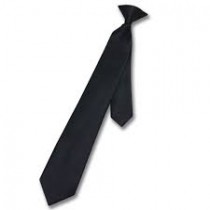 Boys Clip-On Tie-Black