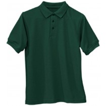 Smooth/Jersey Polo - Short Sleeve-Hunter Green