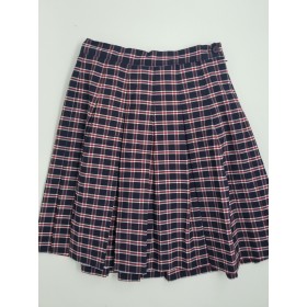 Stitch Down Pleat Skirt- Style 11-Plaid 26