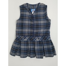 Drop Waist Jumper- Style 07/17-Plaid 73