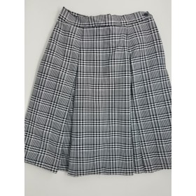 Box Pleat Skirt- Style 48-Plaid 33