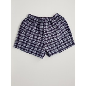 Girls Modesty Short- Plaid-Plaid 36