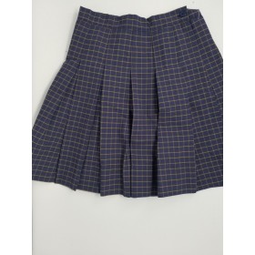 Stitch Down Pleat Skirt- Style 11-Plaid 18