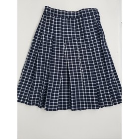 Stitch Down Pleat Skirt- Style 11-Plaid 8