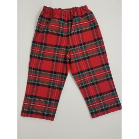 Toddler Pull On Pant- Plaid-Plaid 95