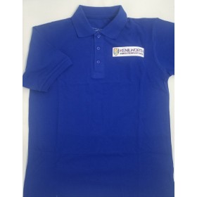 Pique Knit Polo for Kenilworth STEM- Short Sleeve-Royal Blue