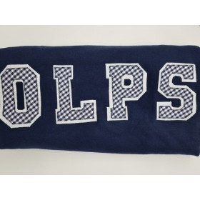 Sweatshirt with Applique Letters-OLPS (Alexandria)