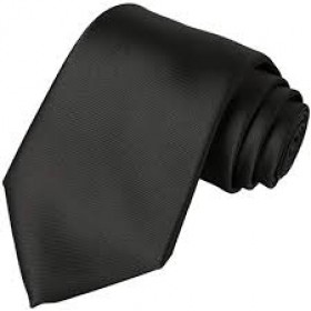 Boys 4-in-hand Necktie-Black