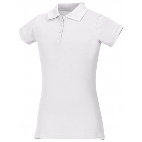 Girl Fit Polo- Short Sleeve-White