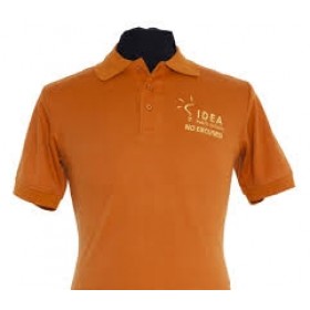 Pique Knit Polo for IDEA Public Schools- Short Sleeve-IDEA Orange