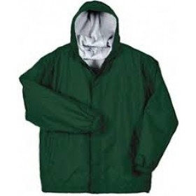 Hooded Jacket with Lining-Hunter Green