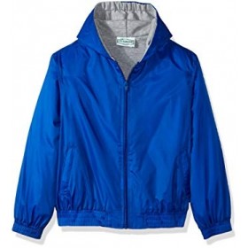 Hooded Jacket with Lining-Royal Blue