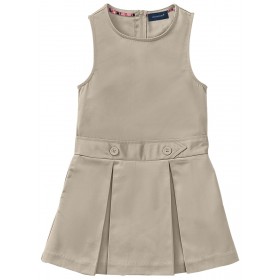 Drop Waist Jumper-Khaki