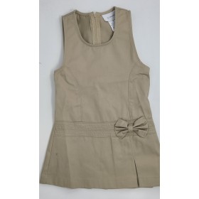 Bow Front Jumper-Khaki