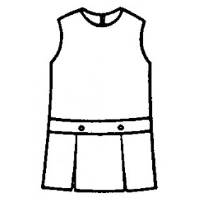 Drop Waist Jumper- Style 62-Plaid 52