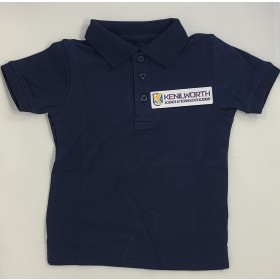 Pique Knit Polo for Kenilworth STEM- Short Sleeve-Navy