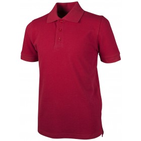 Best Value Knit Polo Shirt- Short Sleeve-Red
