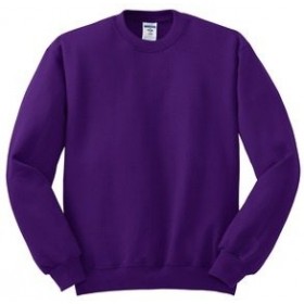 Crew Neck Sweatshirt-Purple
