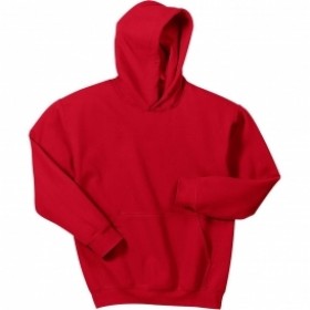Hooded Sweatshirt-Red