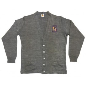 Cardigan Sweater with Pockets-Grey