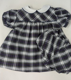 Plaid Smock Dress-Plaid 23
