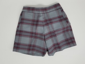 Girls Plaid Shorts- Uncuffed