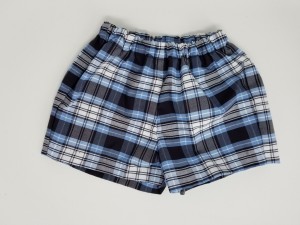 Girls Modesty Short- Plaid