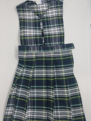 Bib Top Jumper- Style 66-Plaid 5