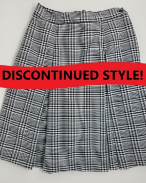 Box Pleat Skirt- Style 48-Plaid 33