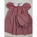Gingham Smock Dress- Style 04-Plaid 1 Red