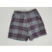 Girls Plaid Short- Uncuffed-Plaid 83