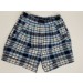 Girls Plaid Shorts- Cuffed hem-Plaid 22