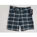 Girls Plaid Short- Uncuffed-Plaid 50